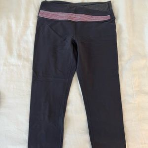 Lululemon 3/4 grey leggings